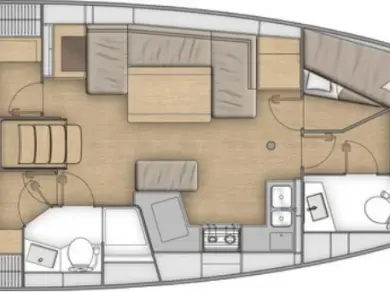 Bénéteau Oceanis 40.1 między profesjonalistami a osobami prywatnymi w Donji Seget