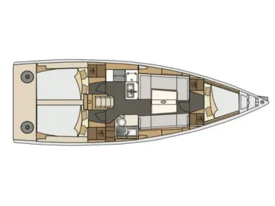 Wynajem Żaglowiec w Biograd na Moru - Elan E4