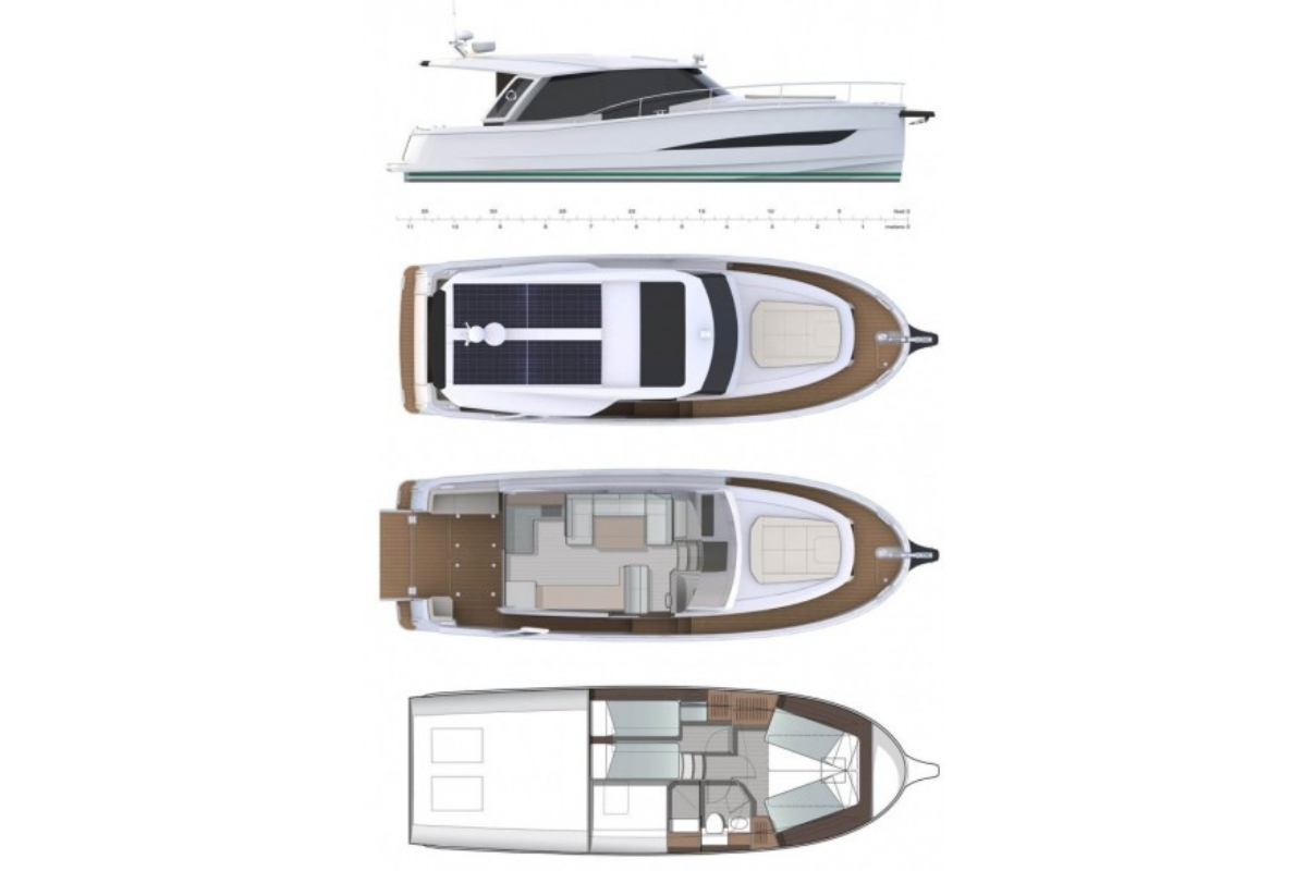 Greenline Yachts Greenline 39 między profesjonalistami a osobami prywatnymi w Biograd na Moru