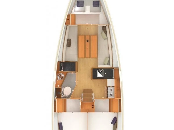 Wynajem w Pirovac- Jeanneau Sun Odyssey 349 na SamBoat