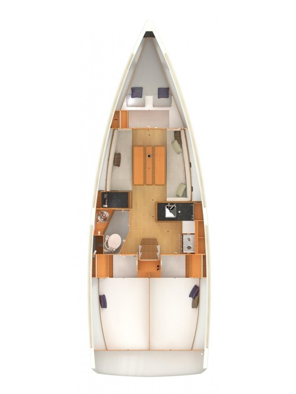 Wynajem w Pirovac- Jeanneau Sun Odyssey 349 na SamBoat