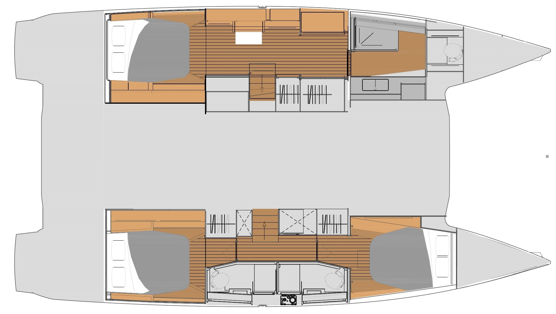 Fountaine Pajot Elba 45 między profesjonalistami a osobami prywatnymi w Rhodes (City)