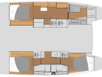 Fountaine Pajot Elba 45 między profesjonalistami a osobami prywatnymi w Rhodes (City)