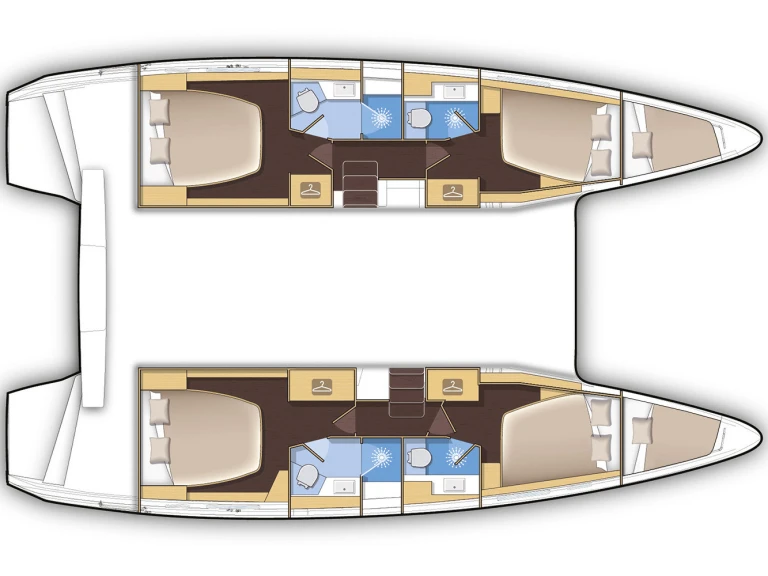 Wynajem łodzi Lagoon Lagoon 42 w Alimos na SamBoat 