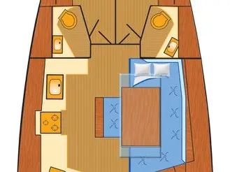 Wynajem Żaglowiec Bénéteau z patentem 