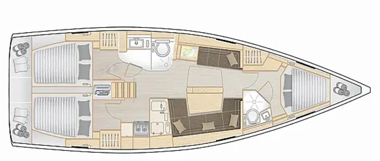 Wynajem Żaglowiec Hanse z patentem 