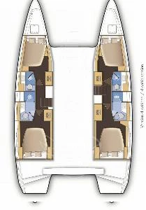 Wynajem Katamaran w Fethiye - Lagoon Lagoon 42