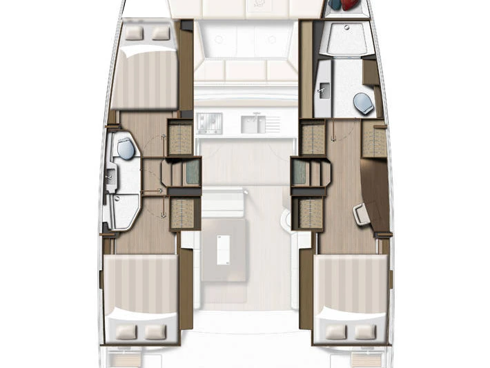 Wynajmij Katamaran z lub bez skippera Bali w Kaštela