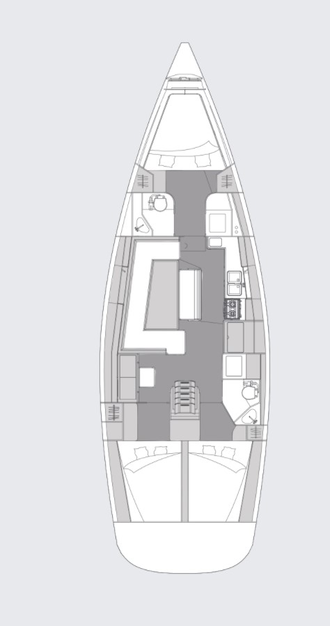Wynajem Żaglowiec w Pirovac - Elan Impression 45.1