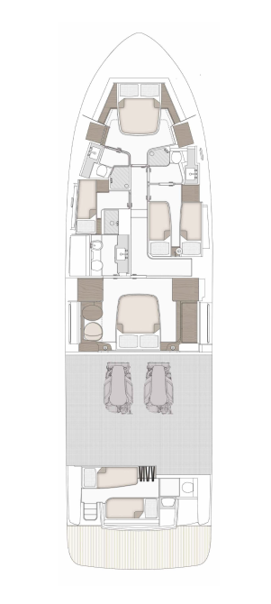 Wynajem w Sukosan- Azimut Azimut Magellano 66 na SamBoat