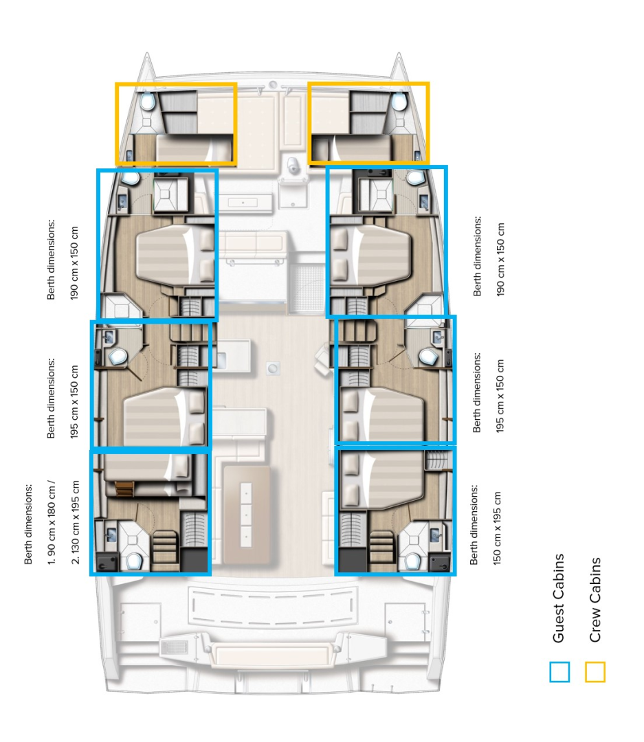 Wynajmij Katamaran z lub bez skippera Bali w Kaštela