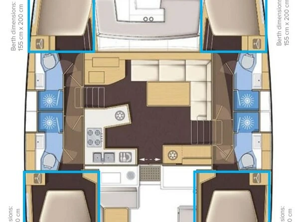 Wynajem w Kaštela- Lagoon Lagoon 450 F na SamBoat