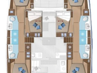 Wynajem łodzi Lagoon Lagoon 50 w Kaštela na SamBoat 