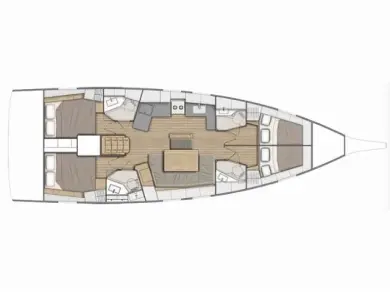 Dufour Dufour 460 Grand Large między profesjonalistami a osobami prywatnymi w Alimos