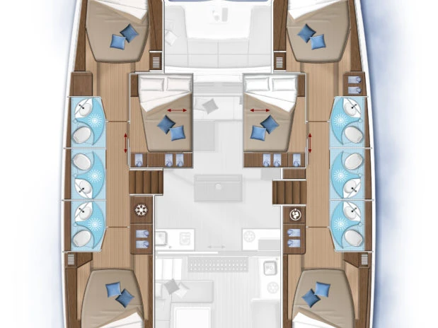 Lagoon Lagoon 50 między profesjonalistami a osobami prywatnymi w Alimos