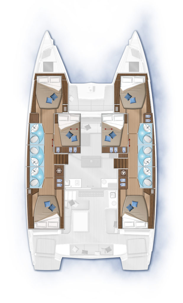 Lagoon Lagoon 50 między profesjonalistami a osobami prywatnymi w Alimos
