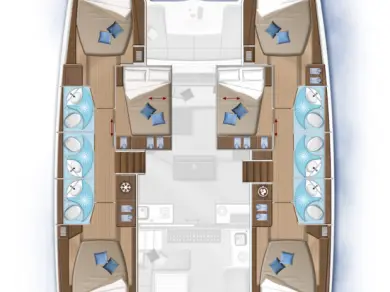 Lagoon Lagoon 50 między profesjonalistami a osobami prywatnymi w Alimos