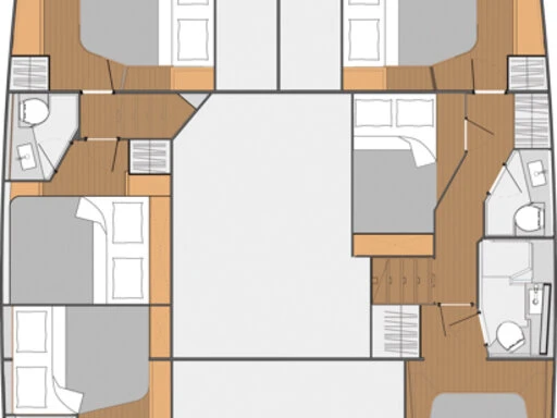 Wynajem Katamaran Fountaine Pajot z patentem 