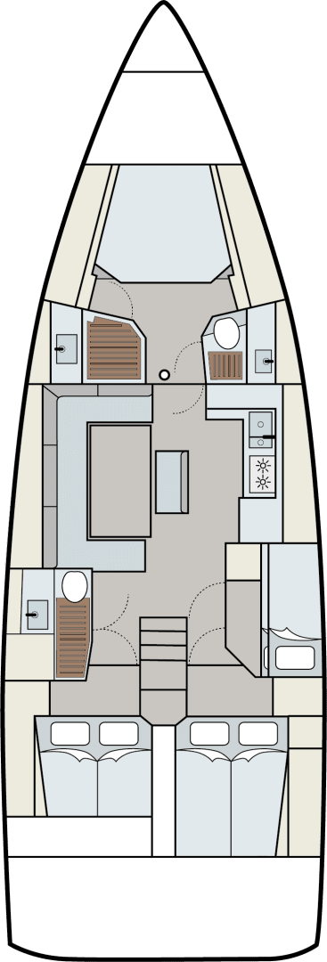 Wynajem łodzi Frenchtown tanio Dufour 470