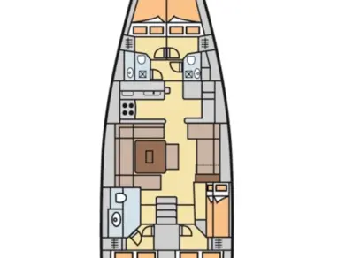 Wynajem łodzi Fethiye tanio Dufour 500 Grand Large