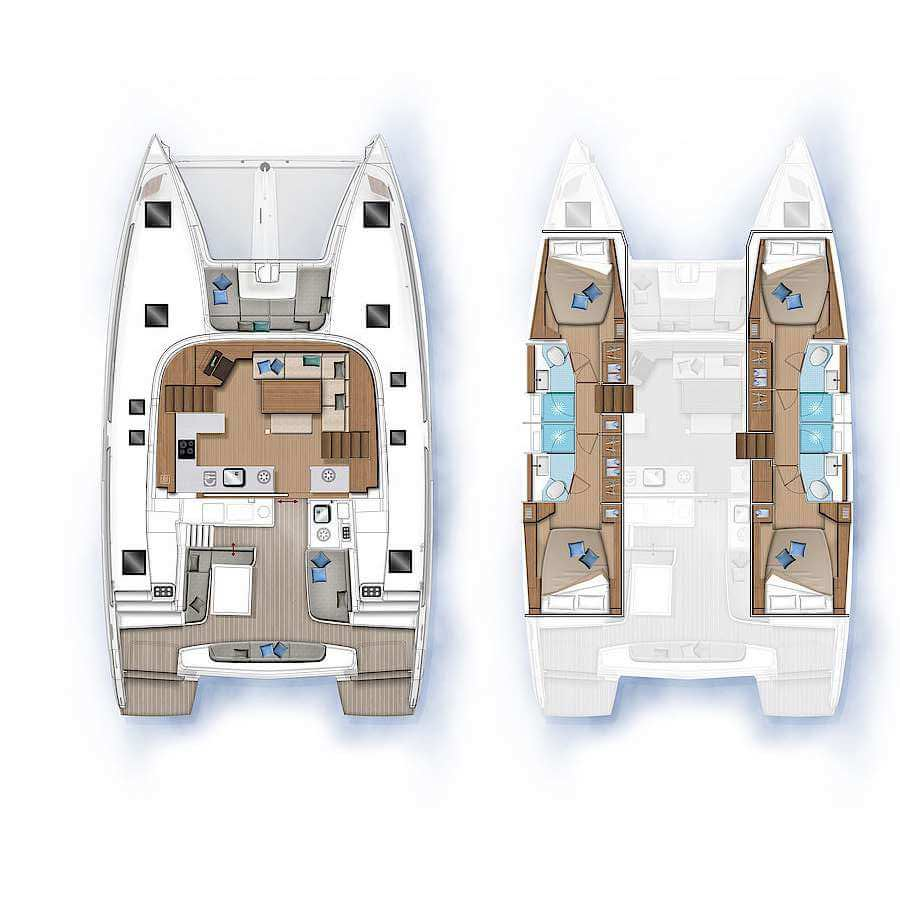 Wynajem łodzi Lagoon Lagoon 46 w Fethiye na SamBoat 