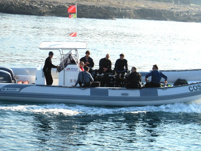 Wynajem Łódż półsztywna w Rimini - Master Master 33 DIVING