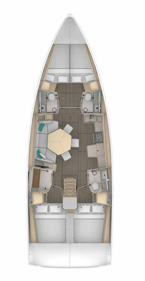 Wynajem łodzi Trogir tanio Dufour 44