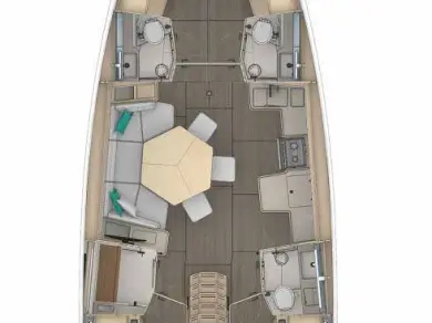 Wynajem łodzi Trogir tanio Dufour 44