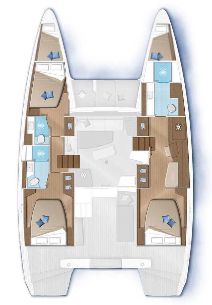 Wynajem w Sibenik- Lagoon Lagoon 42 na SamBoat