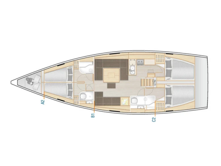 Wynajmij Hanse Hanse 458 w Biograd na Moru