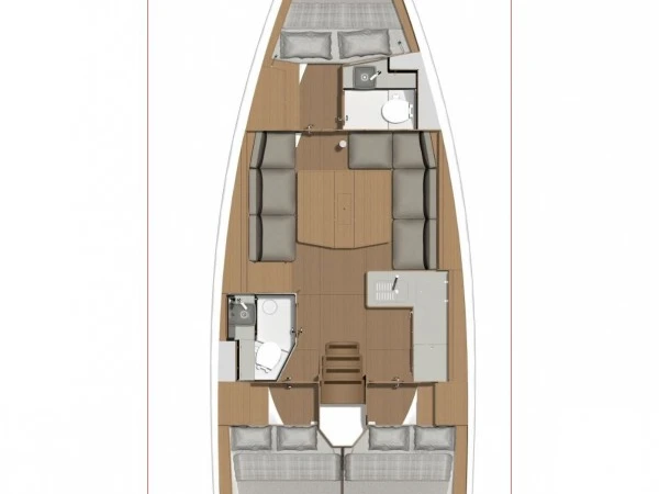Wynajem Żaglowiec w Biograd na Moru - Dufour Dufour 390 GL