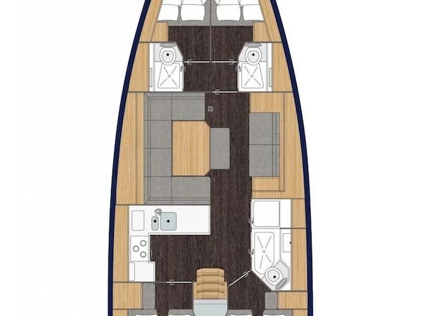 Wynajem Żaglowiec Bavaria z patentem 