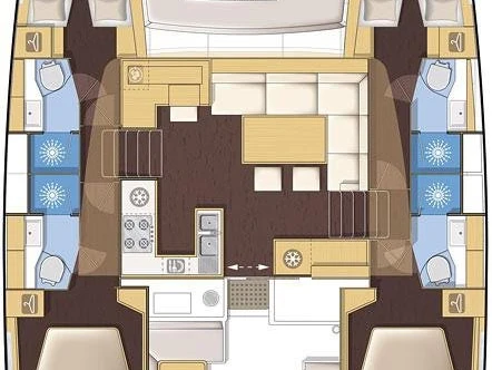 Lagoon Lagoon 450 F między profesjonalistami a osobami prywatnymi w Lavrio