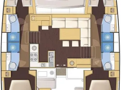 Lagoon Lagoon 450 F między profesjonalistami a osobami prywatnymi w Lavrio