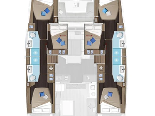 Wynajem w Lavrio- Lagoon Lagoon 51 na SamBoat