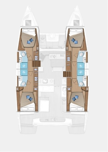 Wynajmij Lagoon Lagoon 46 w Trogir