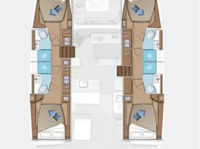 Wynajmij Lagoon Lagoon 46 w Trogir