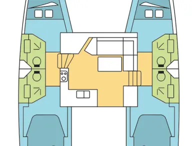 Wynajmij Fountaine Pajot Isla 40 w Lefkáda