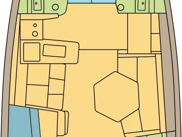 Dufour Dufour 48 między profesjonalistami a osobami prywatnymi w Donji Seget