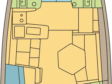 Dufour Dufour 48 między profesjonalistami a osobami prywatnymi w Donji Seget