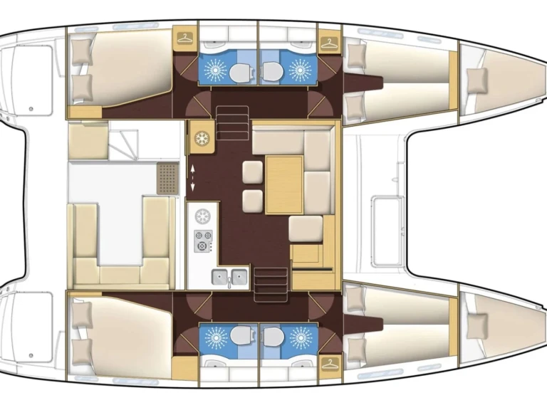 Wynajem łodzi Lagoon Lagoon 400 S2 w Alimos na SamBoat 