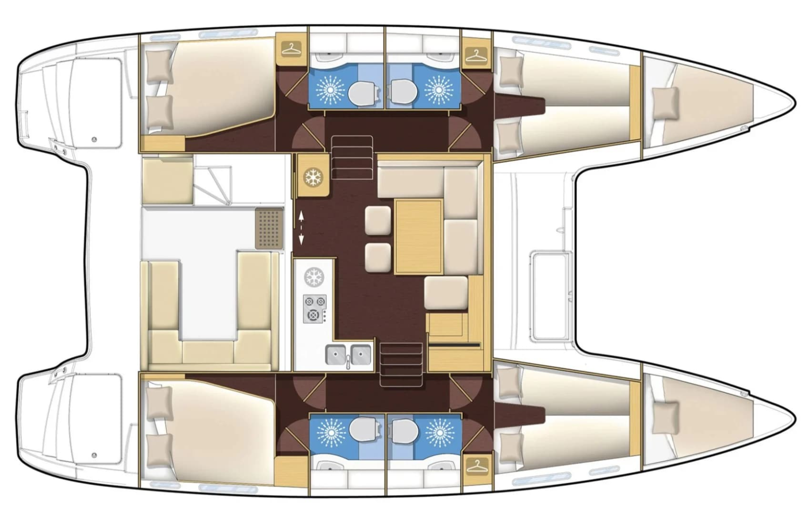 Wynajem łodzi Lagoon Lagoon 400 S2 w Alimos na SamBoat 