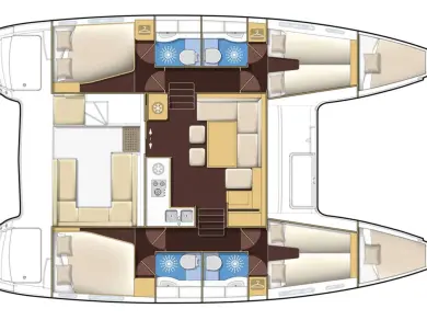 Wynajem łodzi Lagoon Lagoon 400 S2 w Alimos na SamBoat 