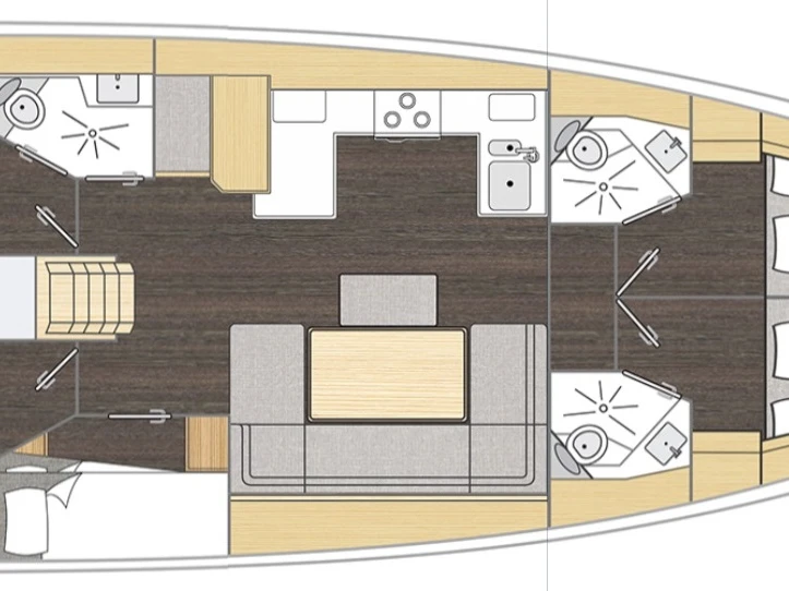 Wynajem łodzi Bavaria Bavaria C46 w Fethiye na SamBoat 