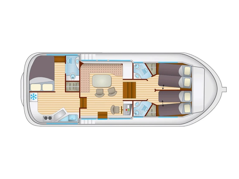Wynajem w Nieuw-Loosdrecht- Pénichette Pénichette 1180 FB na SamBoat