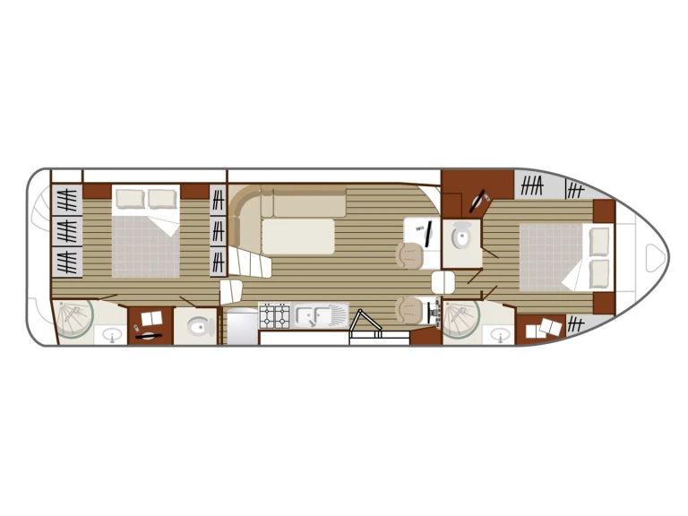 Wynajem łodzi Nicols Yacht Nicols Confort 1350 B  w Dole na SamBoat 