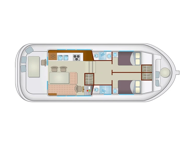 Wynajem w Scey-sur-Saône-et-Saint-Albin- Pénichette Pénichette 1120 R na SamBoat