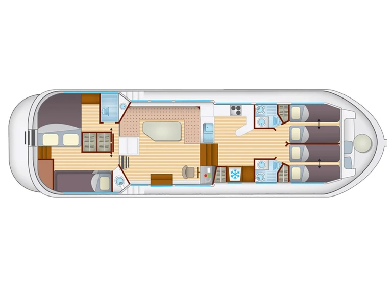 Wynajem łodzi Pénichette Pénichette 1400 FB w Corbigny na SamBoat 