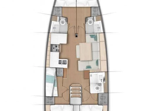 Wynajem Żaglowiec w Sukosan - Jeanneau Sun Odyssey 490