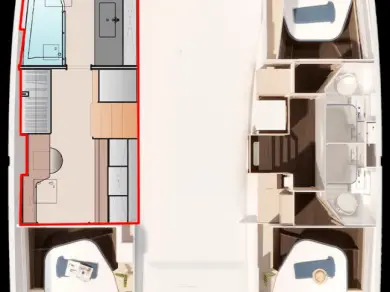 Wynajmij Fountaine Pajot Fountaine Pajot FP 44 Maestro - 3 + 2 cab. w Nassau